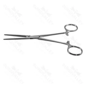 Bainbridge Intestinal Forceps Longitudinal Serrations Straight 15.5cm