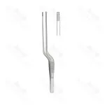 Brown Cushing Bayonet Tissue Forceps Flat Handles 180mm