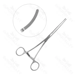 Doyen Atraumatic Forceps Elastic Blades Straight & Curved 17.1cm