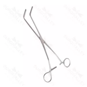 Glassman Anterior Resection Clamp Tip 25mm Jaw Serrated 24.7cm