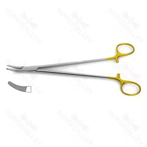 Heaney Needle Holder Tungsten Carbide Curved