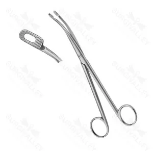 Heiming Kidney Stone Forceps Slight Curved 17.1cm