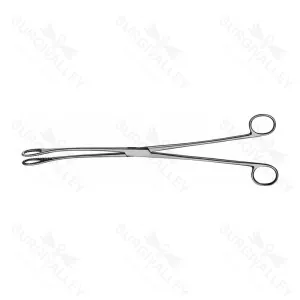 Kelly Sponge Forceps Serrated Curved Without Ratchet 31.7cm