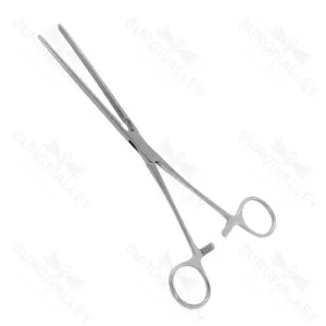 Kocher Intestinal Forceps Hemostatic Intestinal Instrument Straight 26.7cm