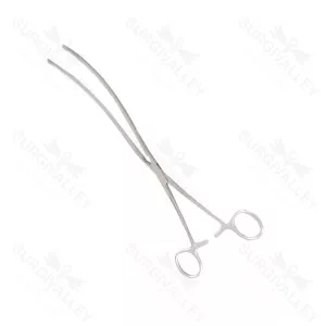 Kocher Intestinal Forceps Hemostatic Intestinal Instrument Curved 26.7cm