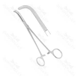 Lahey Sweet Gall Duct Forceps Curved 19 cm Veterinary Surgical Instruments