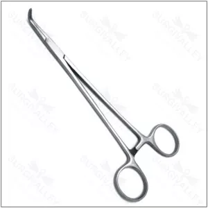 Meeker Kantrowitz Forceps Full Curved Jaws 7 3/4" Hemostatic Veterinary Instrument