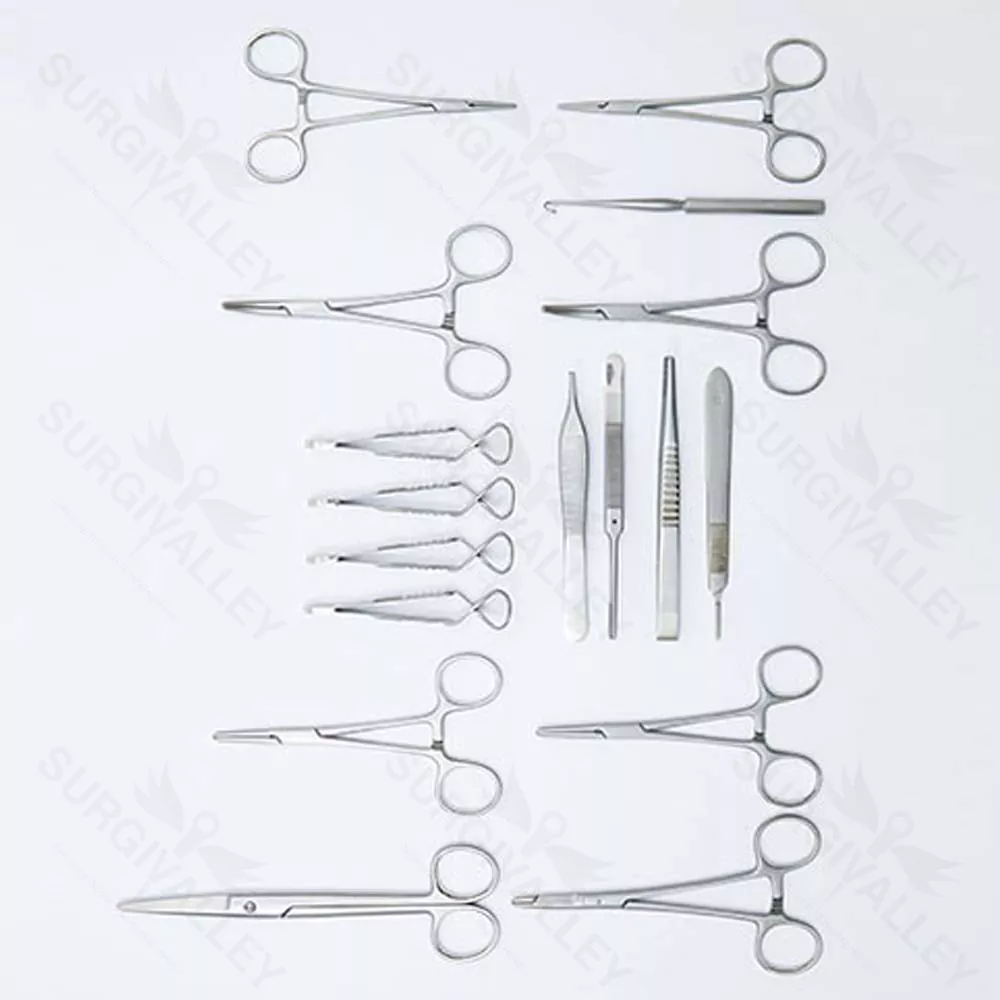 Feline Spay Pack 18 Pieces Veterinary Surgical Instrument