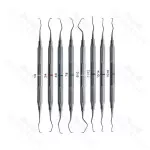 Veterinary Gracey Curette Set Of 8 Periodontal Curettes Hollow Handle