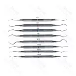 Veterinary Gracey Curette Set Of 8 Periodontal Curettes Hollow Handle