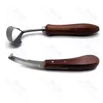 2 Pcs Veterinary Horse Hoof Double Edge & Swiss Knife 8"