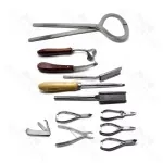 Veterinary Instruments Set Of 10 Stainless Steel