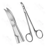 Chadwick Scissors Delicate Sharp Curved Eye Surgery Scissors