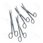 Cooper Suture Surgical Scissors Curved Point Blunt Standard 14cm