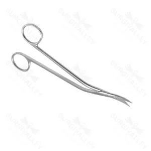 Dandy Neurological Scissors Curved W/ Backward Angled Handles