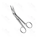 Knowles Bandage Scissors Angled Surgical Instruments